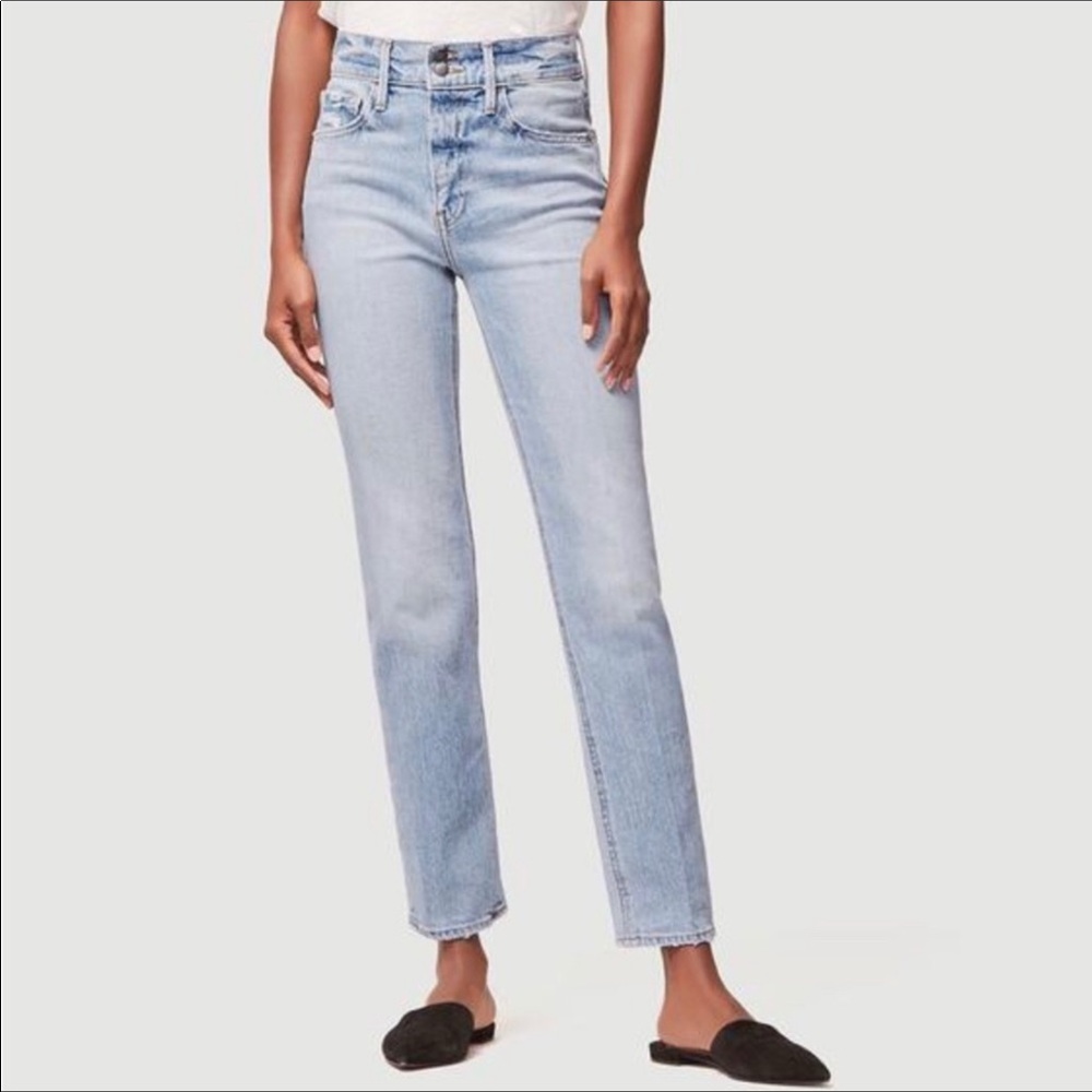 Frame hi rise jeans